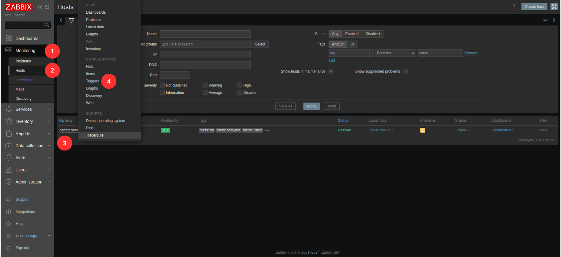 Create trigger - steps 1-4
